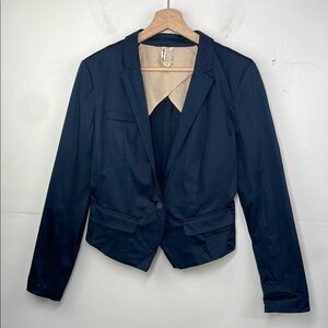 Free People Women's Navy Blazer Y2K size 0